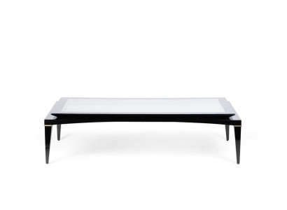 Zwarte salontafel woonkamer luxe design meubels koffietafel tafel nieuw